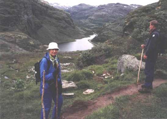 Mountain View in Hallingdal Valley