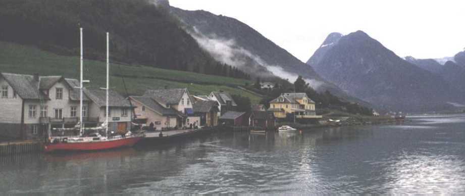 Fjrland a village in the Sognefjord near the largest glacier in Europe.